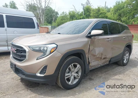 2018 GMC Terrain Sle z USA, uszkodzony, nr VIN 3GKALTEV2JL155742